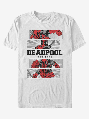 ZOOT.Fan Marvel Deadpool 4 Panel 2 Tone Póló